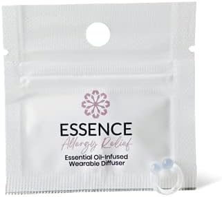 Essence Nasal Diffuser | Essential Oil Ring | Silicone Nose Inhaler (Allergy Relief)