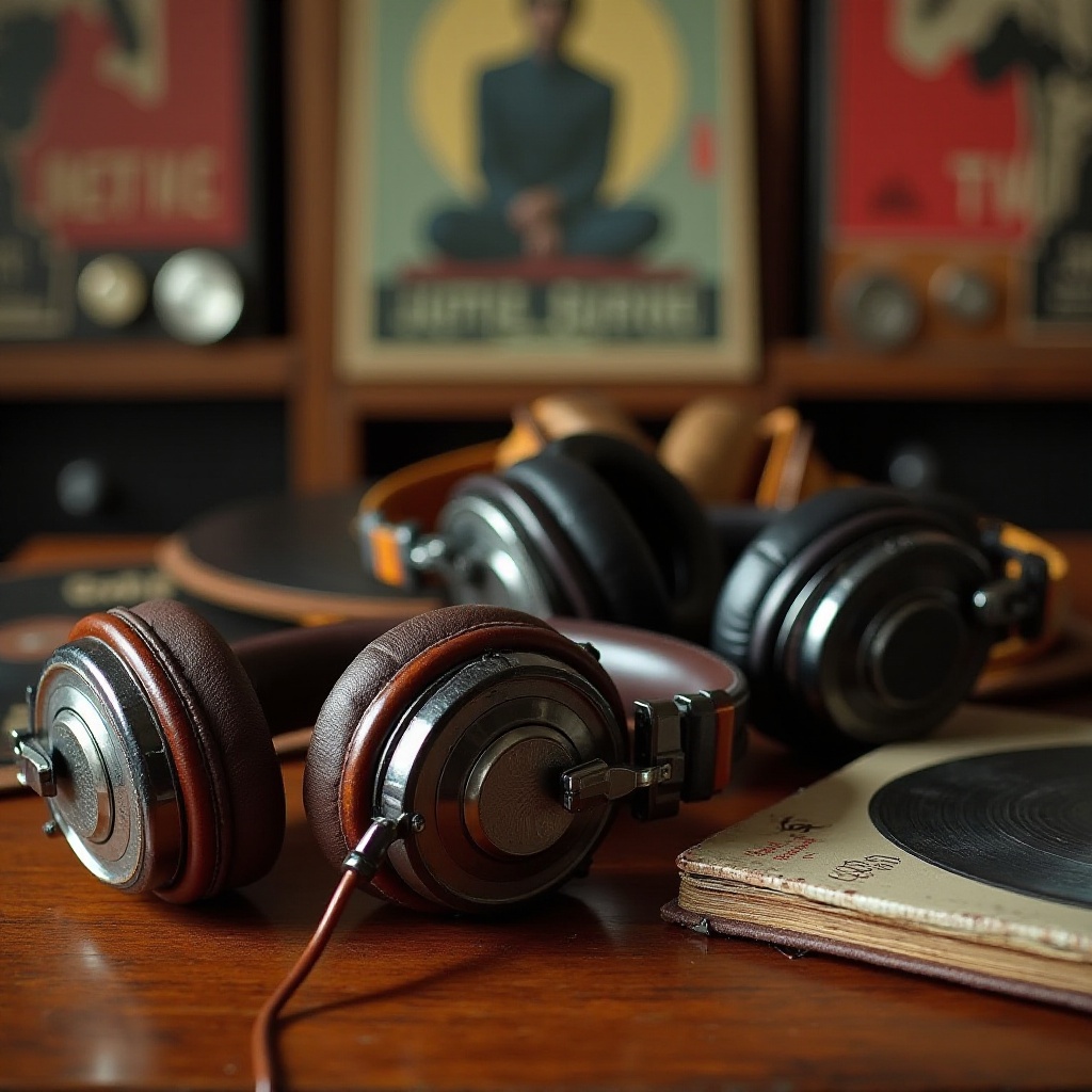 casque audio vintage