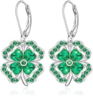 Bunny Earrings for Women Easter Bunny Earrings Shamrock Earring for Women Carrot Dangle Drop Sterling Silver Easter Jewelry Gifts