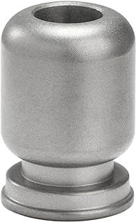 HG619 Titanium Paracord Bead - 1 Pcs Knife Landyard Beads Outdoor EDC Accessories for Bracelet Necklace Mini Flashlight Backpack Keychain(Silver)