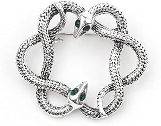 Thriller Animal Metal Punk Bending Creep Cobra Snake Brooches