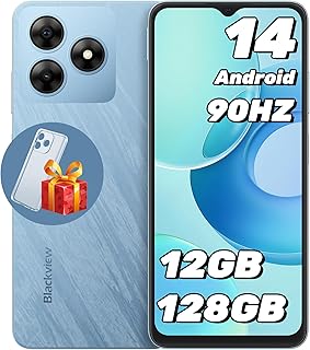 Blackview Wave 8 Android 14 Handy ohne Vertrag, 12GB+128GB, 6.56