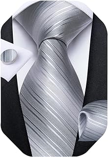 Men's Elegant Silk Brooch with Chain Clasp for Formal Wear - Woven Design by DiBanGu