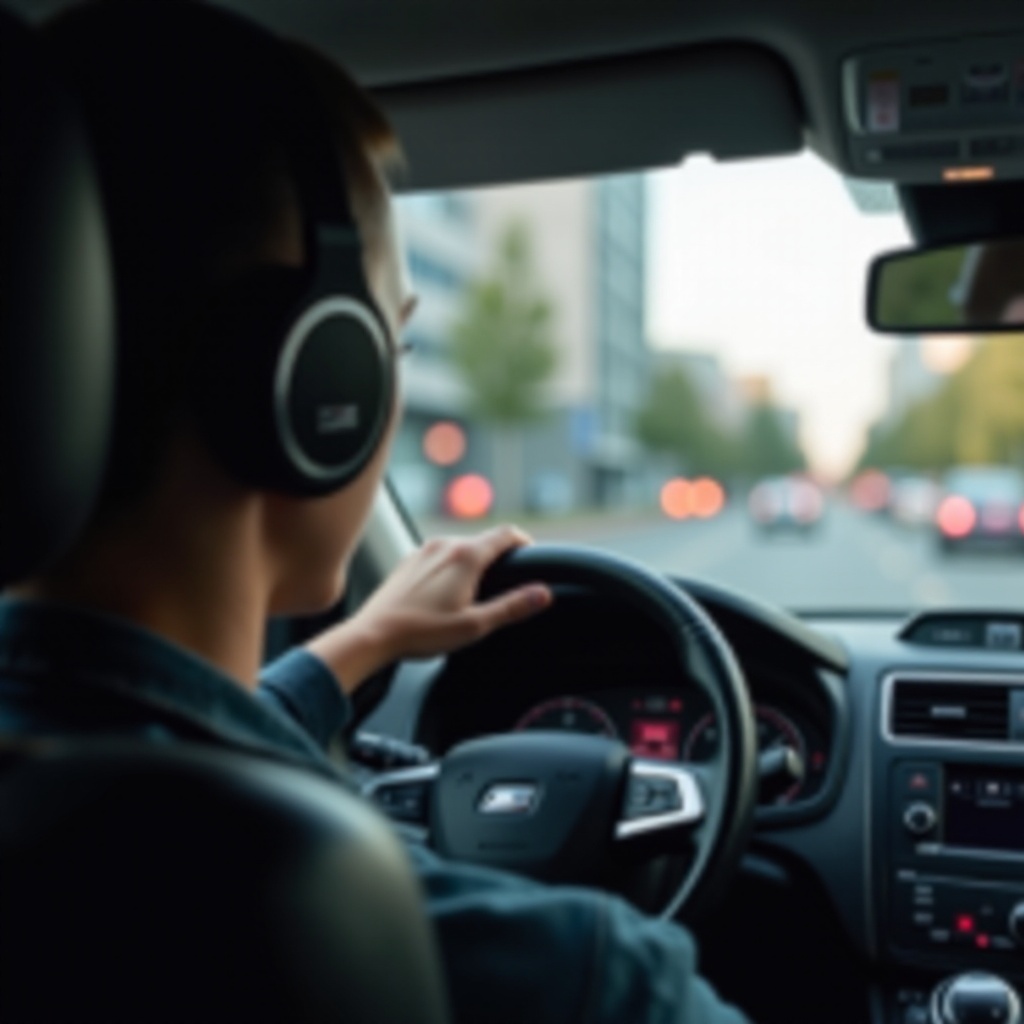 darf man mit kopfhörern auto fahren