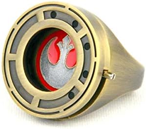 STAR WARS The Last Jedi Rose Tico's Prop Replica Resistance Ring with Shutter - Size 9