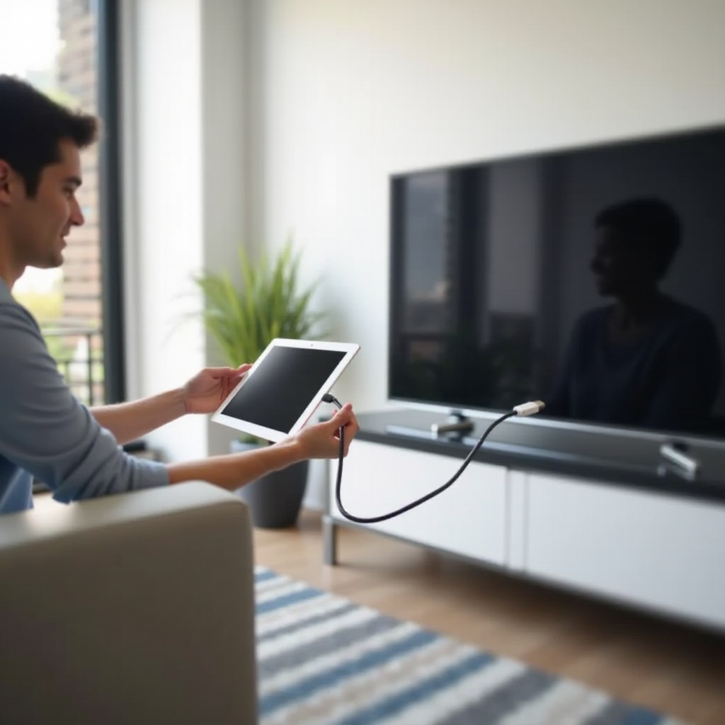 tablet mit dem tv verbinden