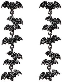 Lever Back Pumpkin Dangle Earrings with Halloween-Themed Designs for Women and Girls - Lightweight, Nickel-Free Alloy Metal