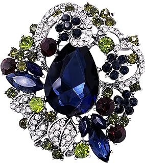 Crystal-Embellished Silver Leaf Vine Brooch with Pin Clasp for Women - Stylish Flower Design Jewelry Accessory