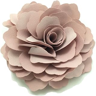 Camellias Flower Hair Clip and Brooch Pin 1 PCS(A74)(Pink)