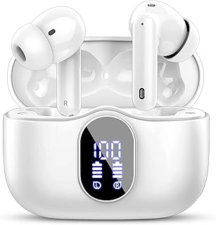 Btootos Bluetooth In Ear Kopfhörer mit 4 Mikrofonen und ENC Lärmreduzierung, 40H Spielzeit sowie IPX7 Wasserschutz. Ideal für Musikliebhaber und Vieltelefonierer