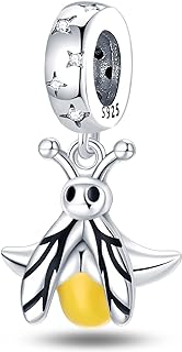 LNQOBU 925 Sterling Silver Charms,Color-changing Chameleon Dangle Charms Glow in the Dark Charms fits Girl Charms Bracelets