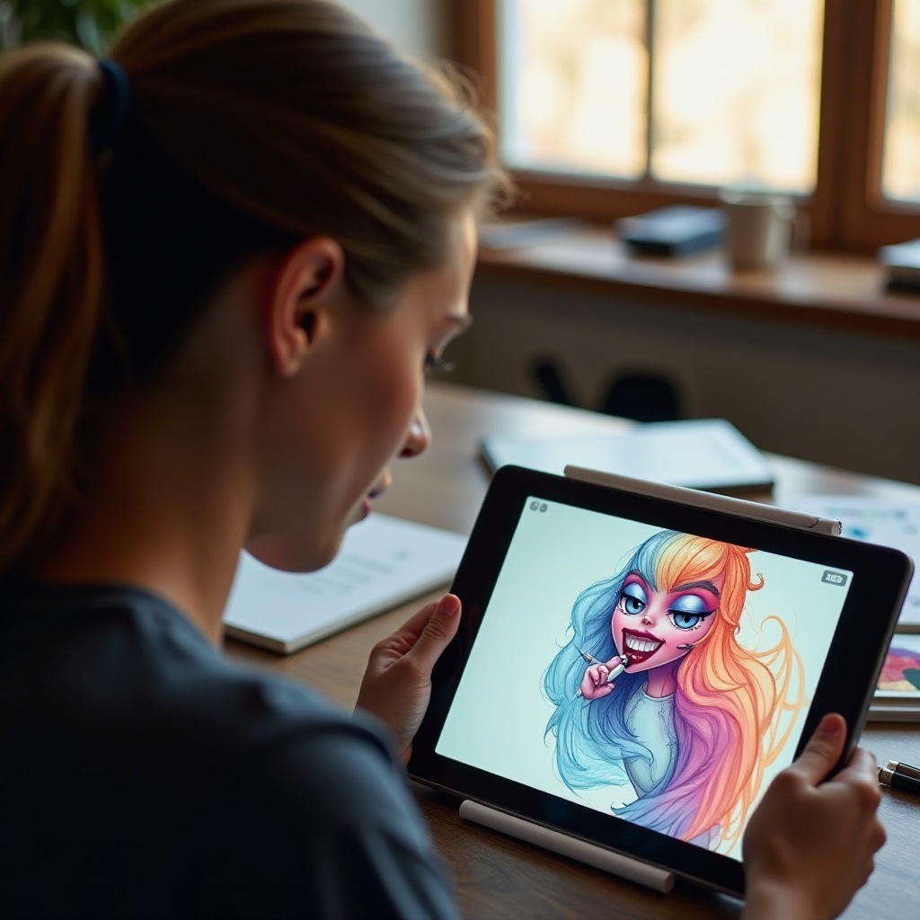wie man Procreate als Zeichentablett verwendet