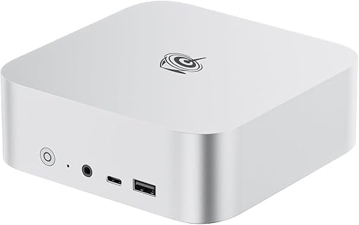Beelink SER8 Mini PC con AMD Ryzen 7, ideal para usuarios multimedia, 32GB DDR5 y 1TB PCIe4.0 SSD, tamaño compacto, soporte para triple pantalla 4K y WiFi 6, perfecto para edición y juegos