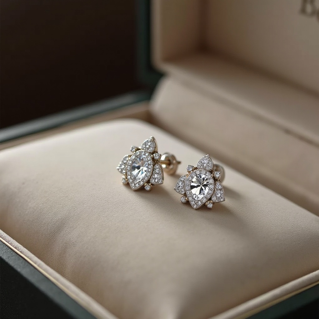 pendientes de diamantes boucheron
