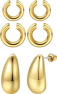 Ear Cuffs for Women Non Piercing Silver Chunky Ear Cuffs Gold Silver Ear Cuffs Non Piercing Gold Ear Cuff Earrings for Women