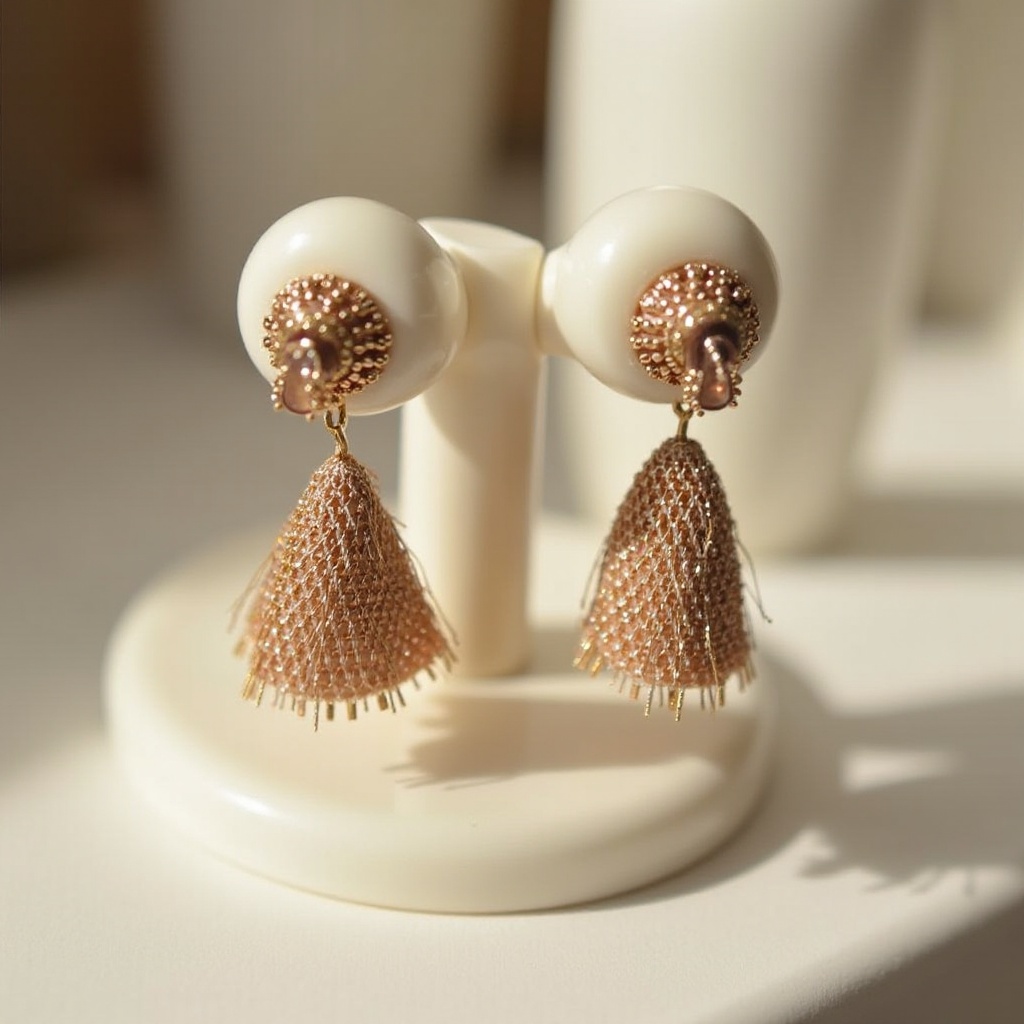 deux boucles d'oreilles différentes