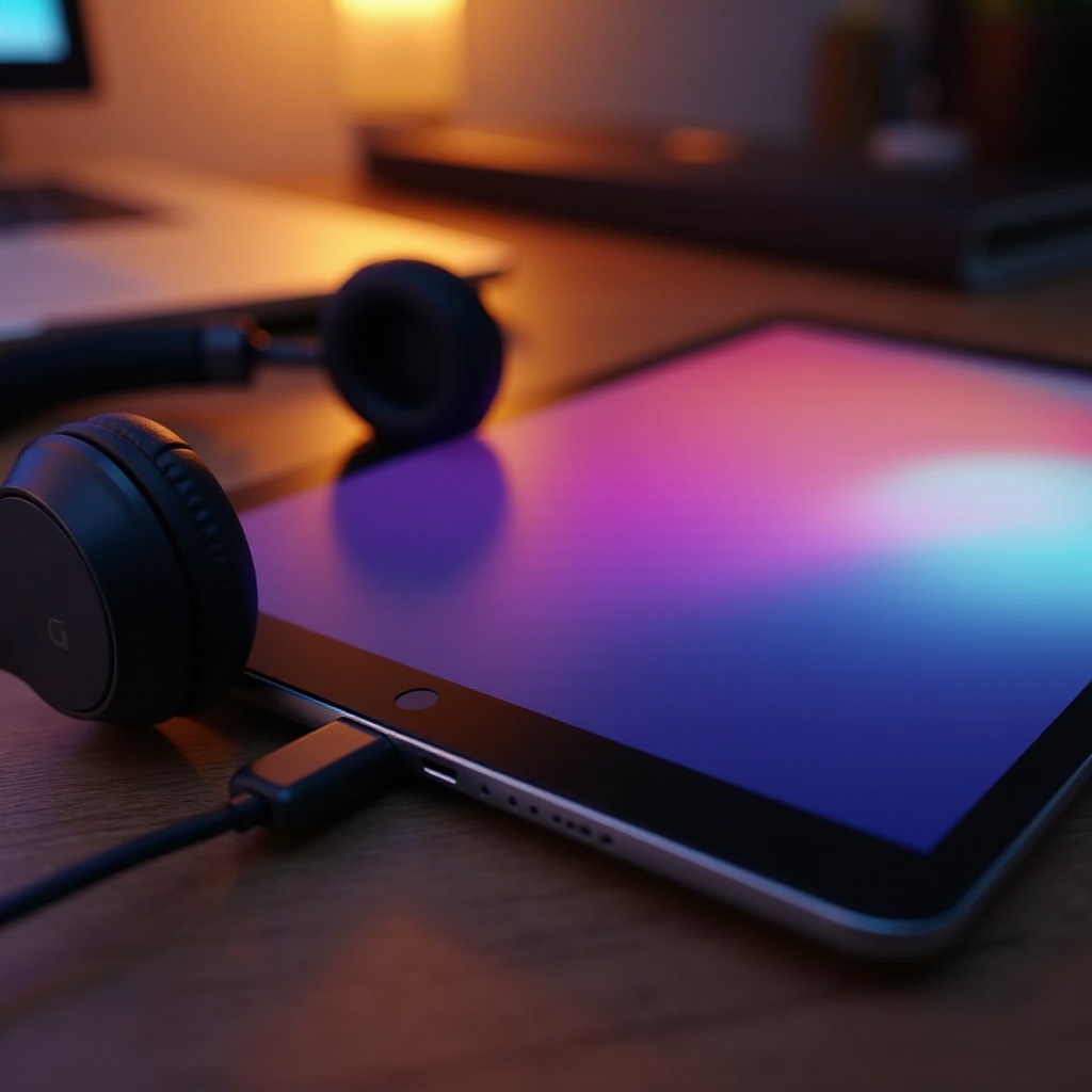 tablet mit kopfhöreranschluss