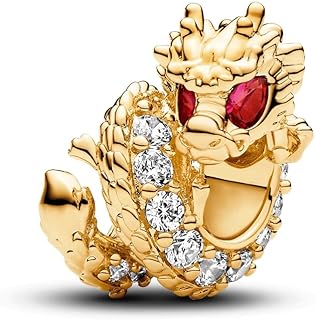 Gorgeous Sterling Silver Dragon Charm Bracelet with Zircon Gems, Features Firefly, Butterfly, and Balloon Charms - Ideal for Women and Girls