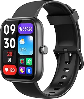 Motivaris スマートウォッチ、1.83インチ大画面とBluetooth通話機能、100種スポーツモード搭載、IP68防水で日常をスマートにサポート。