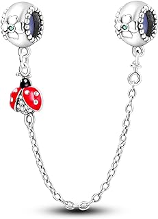 Hapour Sterling Silver & Cubic Zirconia Bead Safety Chain for Bracelets - Perfect Women's Jewelry Gift