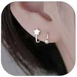 Spiral Earrings for Women Double Twist Earrings for One Hole Double Hoop Earrings for Single Piercing for Women Hypoallergenic Faux Double Tiny Twist Earrings for Women Gift