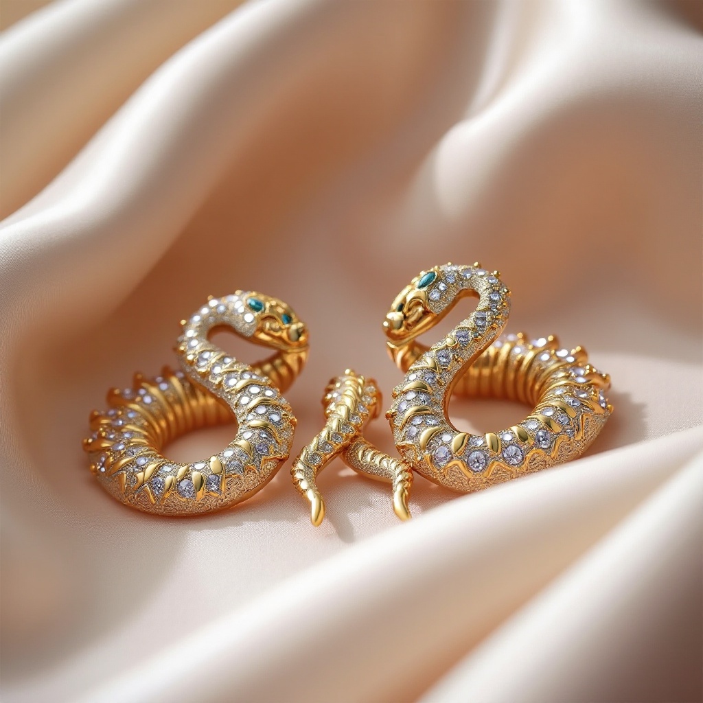 Boucles d'Oreilles Serpenti : L'Élégance Intemporelle en Bijou