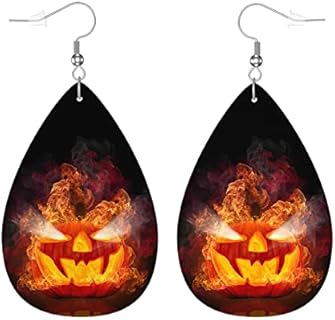 AKA 1908 Teardrop Earrings with French Wire Back Finding, Pink Green Lightweight Faux Leather Double-Sided Dangle Design for Women and Girls