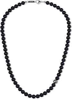 GAVU Men's Gemstone Beaded Crystal Necklace