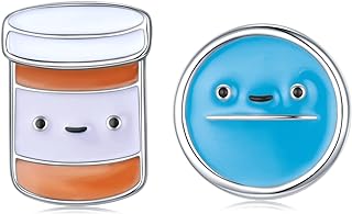 Adorable Sterling Silver Pill Bottle Stud Earrings - Daixiya Nurse Gifts - Comfortable Push Back Finding - Ideal For Women and Girls, Hypoallergenic