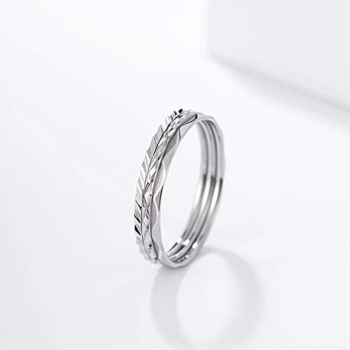 1mm 3pc Women Men Stainless Steel Rings fashion Plain Band Knuckle Stacking Midi Rings Silver/Rose Gold Wedding Band Comfort Fit