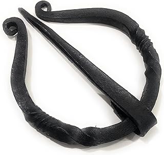 Hand Forged Penannular Brooch, Cloak/Scarf Pin Medieval Pin. Brooch. Viking Fibula Cloak Pin
