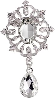 Vintage Gold Leaf Brooch with Rhinestone and Alloy Accents, Ideal Women's Accessory for Elegant Style, Flower Leaf Vine Design