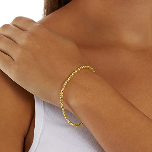 14K Plated Ball Chain Bracelet