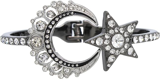 Betsey Johnson Womens Celestial Bangle Bracelet