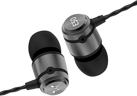 SoundMAGIC E50C In-Ear HiFi Kopfhörer für Audiophile mit Geräuschabschirmung und Mikrofon, leicht und komfortabel, ideal für Smartphone Nutzung