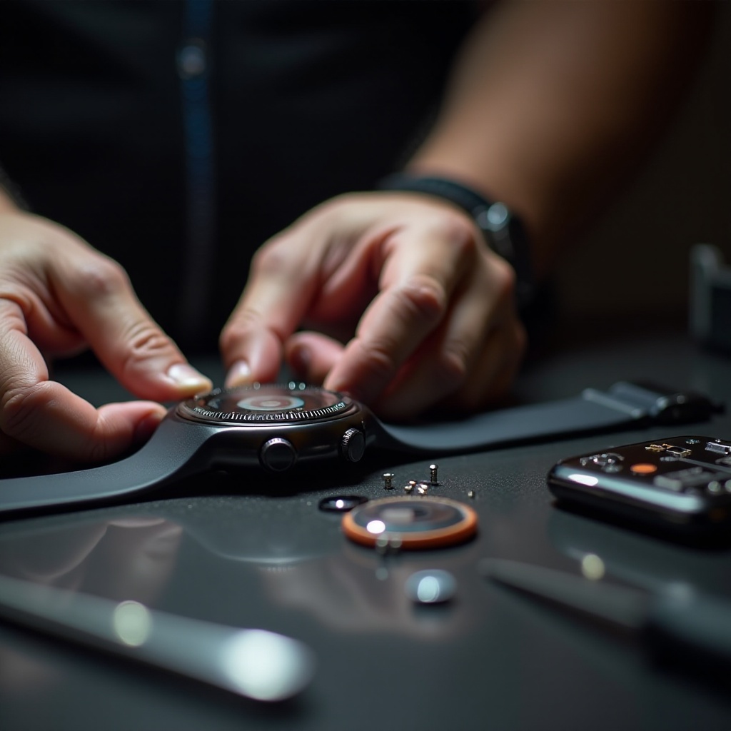 como desarmar un reloj smartwatch
