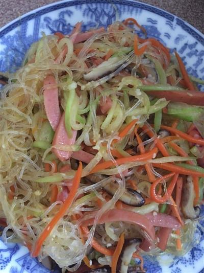 节瓜炒粉丝的家常做法