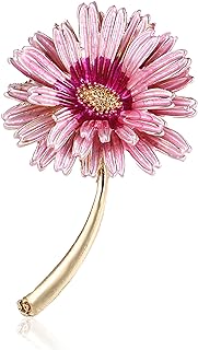 Anmpab Enamel Brooches for Women with Stamen Floral Brooch Pins for Crafts Brooch Bouquets for Wedding Jewelry Gifts for Woman Nurse and Graduate Students