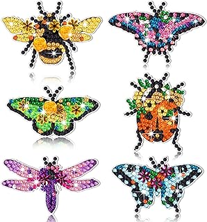 DIY Diamond Painting Brooch Vintage Insect Diamond Painting Pins Insect Diamond Art Brooch for DIY Crafts Wedding Party Gift