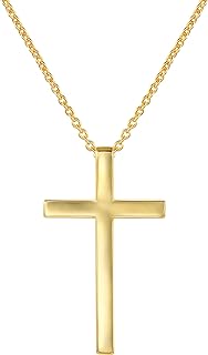 Elegant Copper Crisscross Chain Angelady Cross Pendant Necklace for Men and Women - Comfortable Adjustable Length - Ideal Gift for a Special Occasion