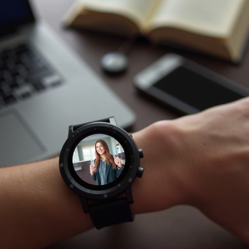 como poner fotos en smartwatch fossil