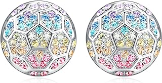 Baseball Basketball Soccer Earrings for Women,Girls Volleyball Football Stud Earrings Jewelry Gifts