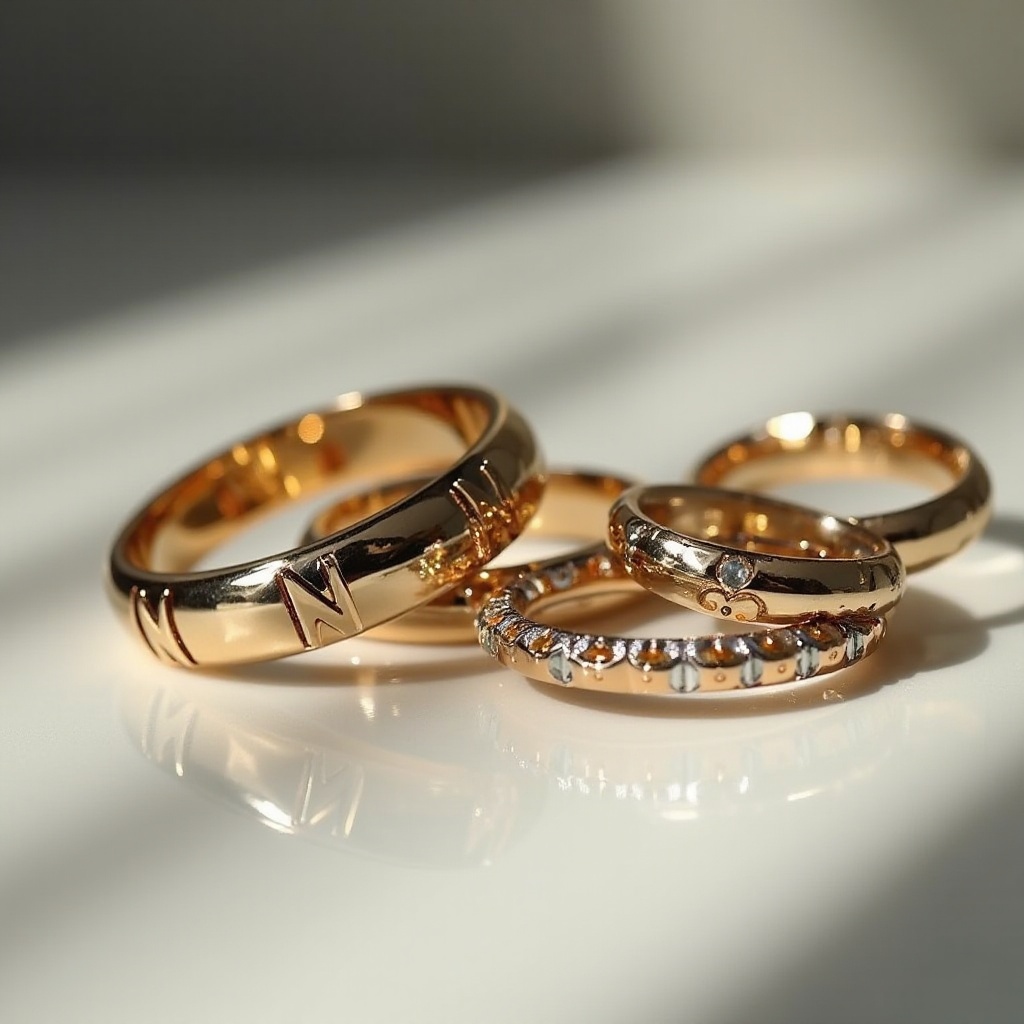 ring mit buchstabe n