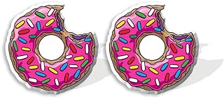 Zinc Sweet Donut Stud Earrings with Lever Back Design for Women and Girls - Delightful Food Themed Jewelry