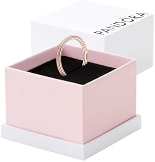 Minimalist Rose Gold Pandora ME Ring for Women, Perfect for Layering and Stacking, Size 48, Sleek Design, Ideal Gift in Signature Box