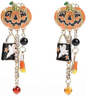 Durable Metal Pumpkin Dangle Earrings & Jewelry Set for Olivia Music Fans - Woman's Concert Outfit Accessory