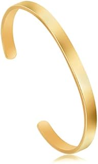 JoycuFF Bracelets for Women Birthday Graduation Christmas Anniversary Silver Rose Gold Cuff Bracelets Jewelry Gifts for Women