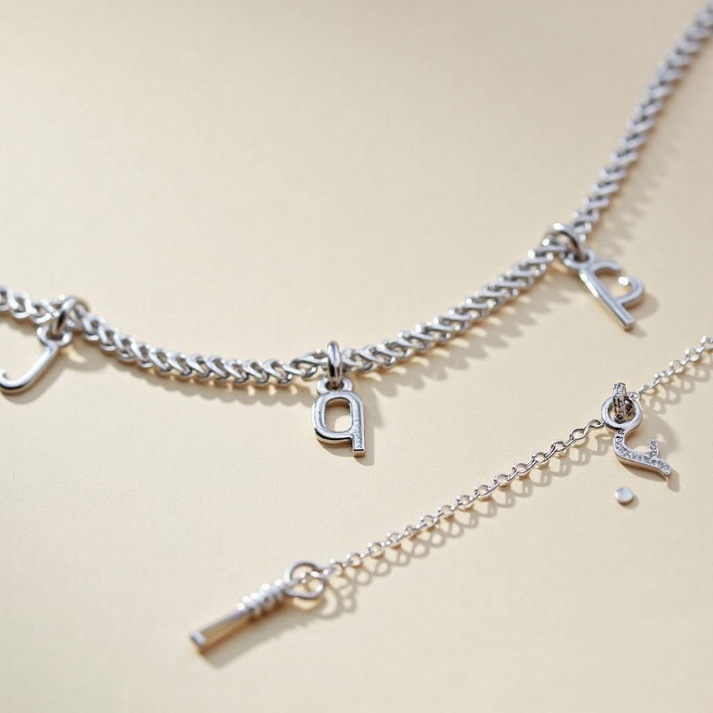 Silberketten mit Buchstaben: Trend und Stil
