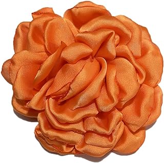Dainty Peony Flower Brooches Pins Delicate Chiffon Rose Flower Brooch Classic for Wedding Party Dance Banquet for Women Ladies Elegant Lapel Pins Dress Suit Ceremony Clothes Accessories Jewelry Valentine's Day Christmas Gifts 95mm