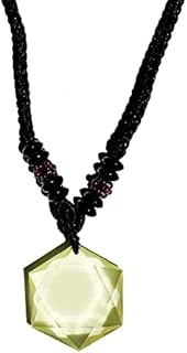 Citrine Healing Crystal Pendants Money Attraction Necklace Adjustable Black Rope Natural Gemstone Pendant Necklaces Jewelry for Men Women